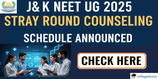 J&K NEET UG 2025 Stray Round Counselling Schedule Out; Check Now @jkbopee.gov.in